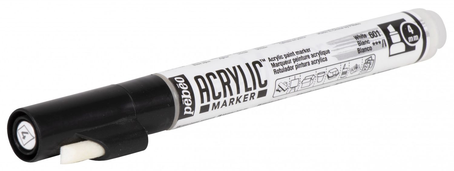 PEBEO ACRYLIC MARKER 3167862059014 WHITE CANVAS DIY COLOR CUSTOM GRAFFITI TAG STREET ART ARTIST WRITING DRAW COMASOUND KARTEL CSK ONLINE