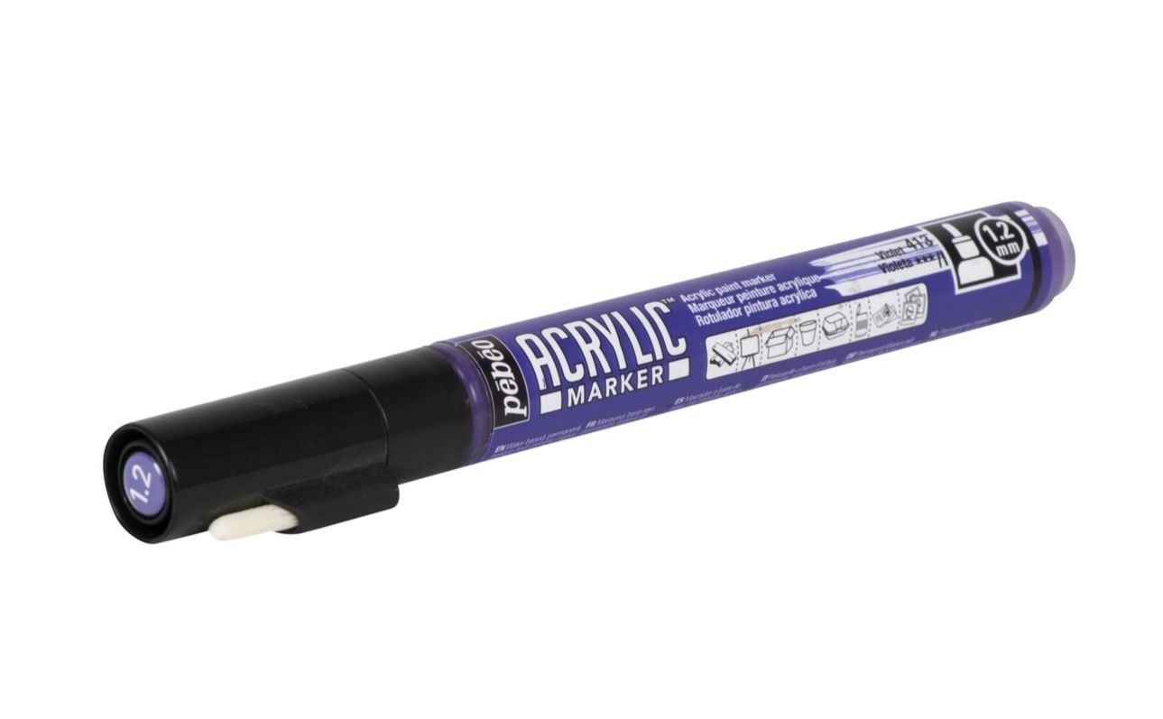 PEBEO ACRYLIC MARKER 3167862057133 VIOLET CANVAS DIY COLOR CUSTOM GRAFFITI TAG STREET ART ARTIST WRITING DRAW COMASOUND KARTEL CSK ONLINE