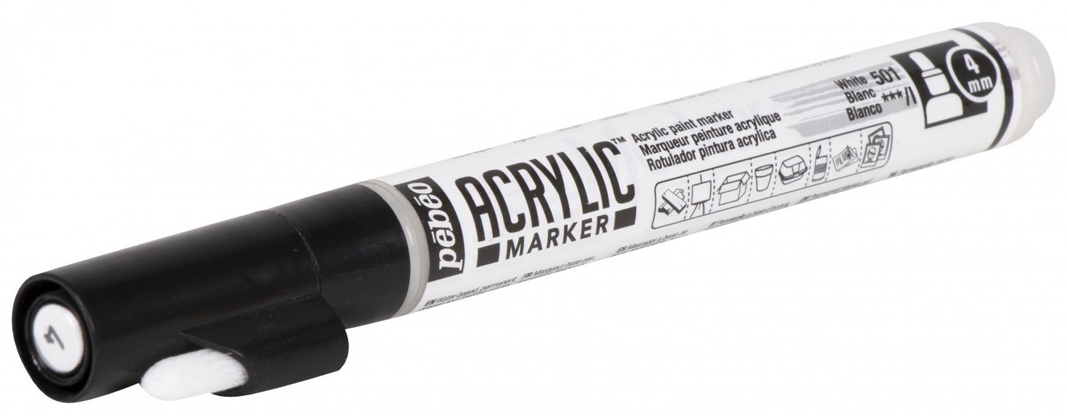 PEBEO ACRYLIC MARKER 3167862058017 WHITE CANVAS DIY COLOR CUSTOM GRAFFITI TAG STREET ART ARTIST WRITING DRAW COMASOUND KARTEL CSK ONLINE