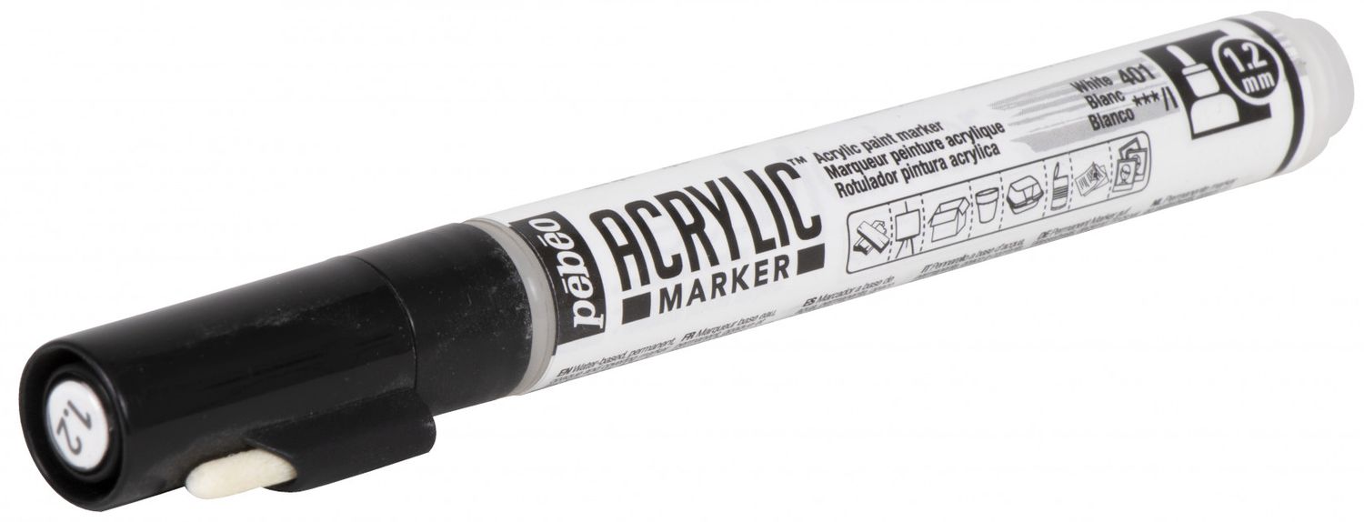 PEBEO ACRYLIC MARKER 3167862057010 WHITE CANVAS DIY COLOR CUSTOM GRAFFITI TAG STREET ART ARTIST WRITING DRAW COMASOUND KARTEL CSK ONLINE