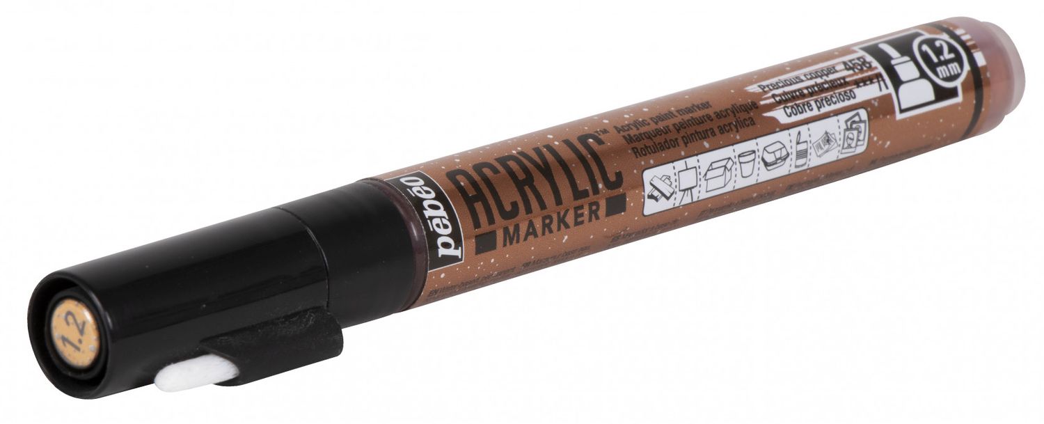 PEBEO ACRYLIC MARKER 3167862057584 PRECIOUS COPPER CANVAS DIY COLOR CUSTOM GRAFFITI TAG STREET ART ARTIST WRITING DRAW COMASOUND KARTEL CSK ONLINE