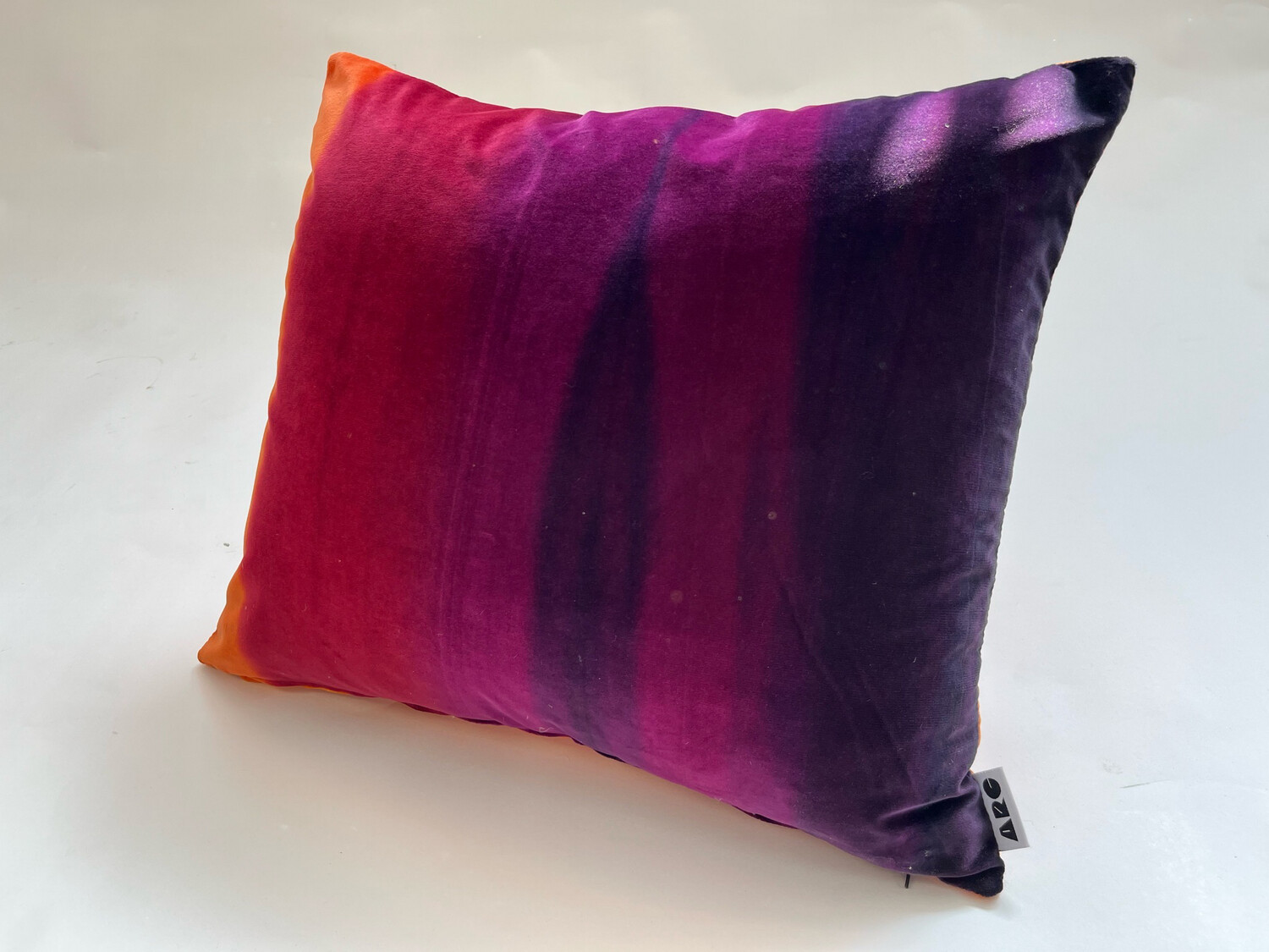 Amazilla & Tangerine Velvet Scatter cushion 