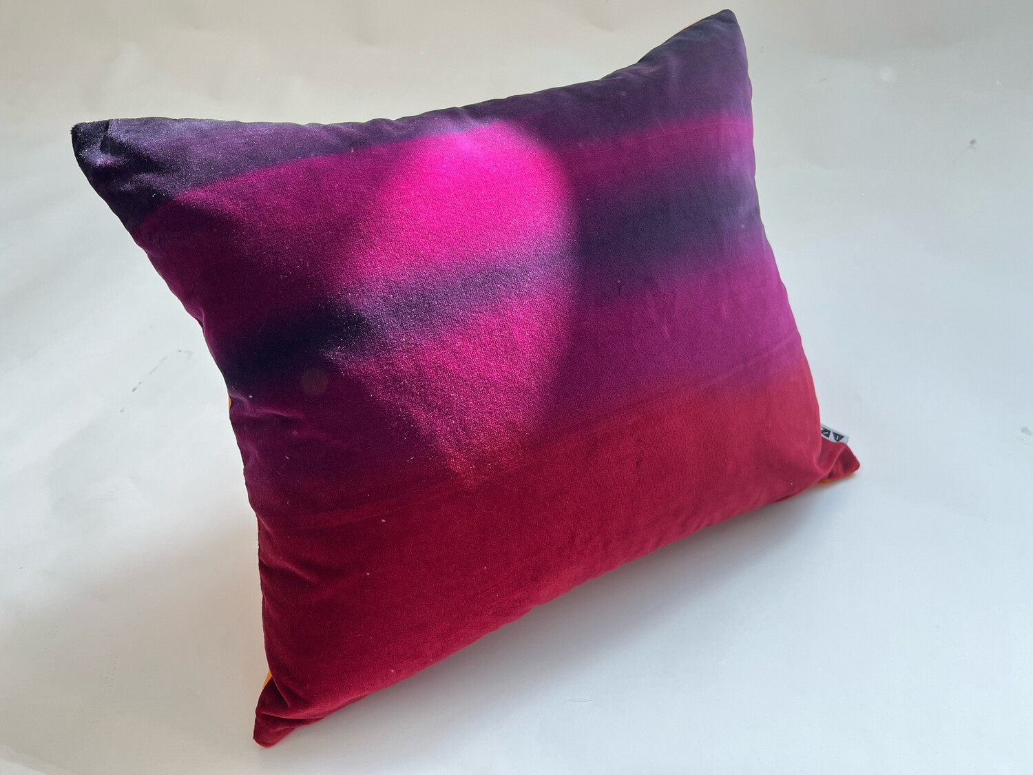 Amazilla & Tangerine Velvet scatter cushion
