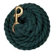 Cotton Lead Rope - Hunter Green