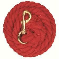 Cotton Lead Rope - Red