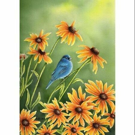 Garden Flag - Indigo Summer