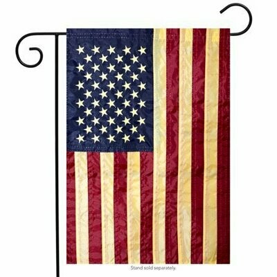 Garden Flag - Tea Stained American Flag
