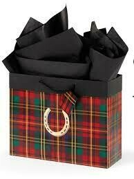 Medium Gift Bag - Festive Plaid