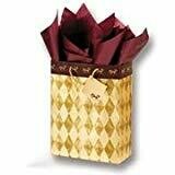 Medium Gift Bag - Harlequin Horses