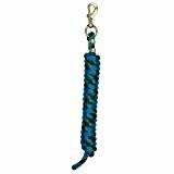 Poly Lead Rope - 10 foot - Black / Green / Blue