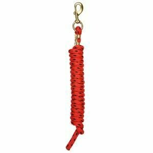 Poly Lead Rope - 10 foot - Black / Red