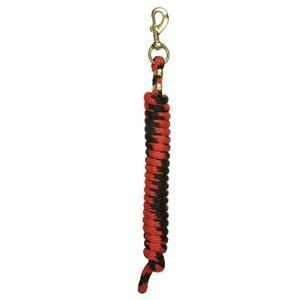 Poly Lead Rope - 10 foot - Red / Black
