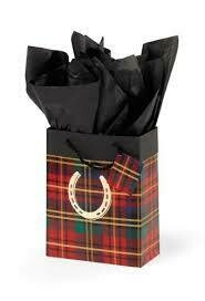 Small Gift Bag - Festive Plaid