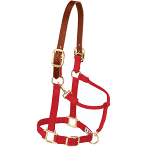 Nylon Breakaway Halter - Weanling - Red