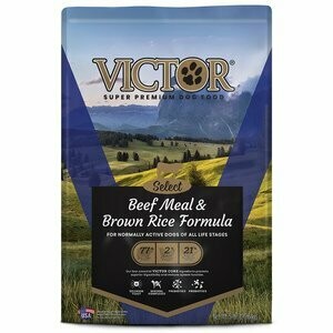 Victor Select Beef Meal and Brown Rice Dry Dog Food- 40lbs
