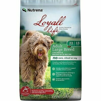 Loyall Life Large Breed Chicken & Brown Rice- 40lbs