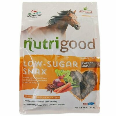 NutriGood Low Sugar Snax- Carrot- 4lbs