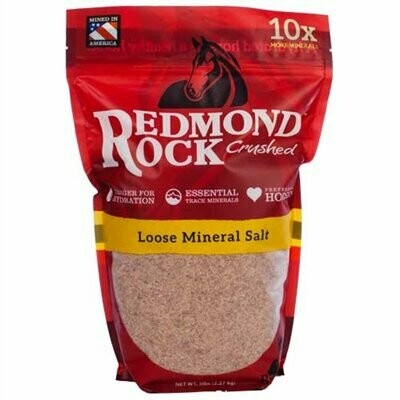 Redmond Rock Crushed- Loose Mineral Salt- 5lbs
