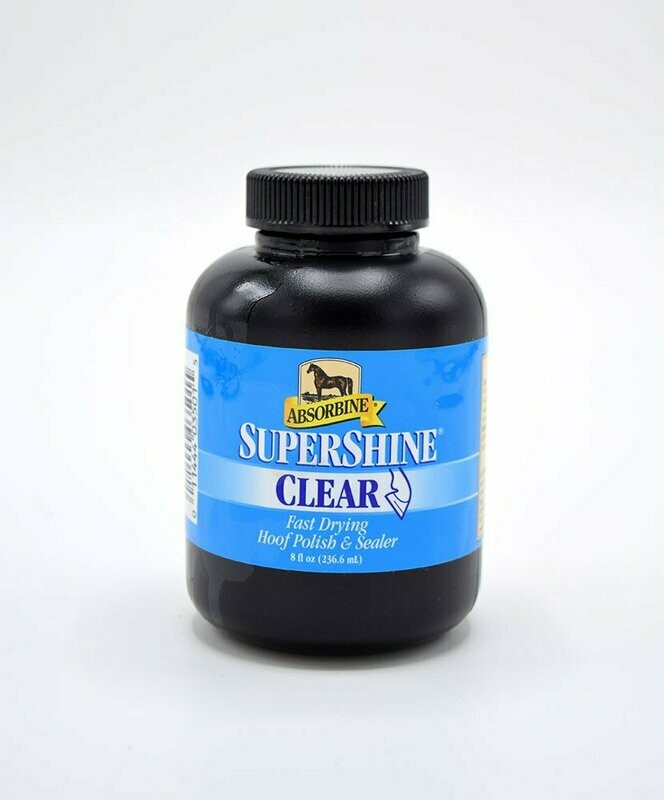 Absorbine Supershine Hoof Polish Clear- 8oz