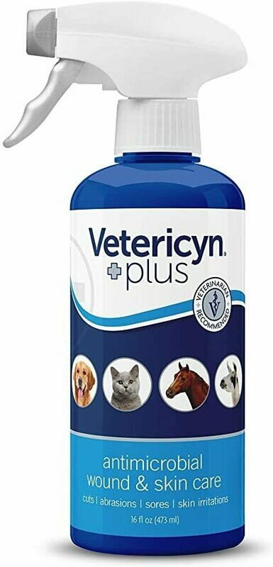 Vetericyn Plus Wound & Skin Care- 16oz