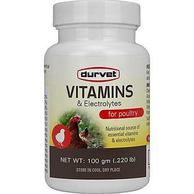 Vitamins & Electrolytes for Poultry- 100gm