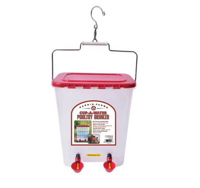 Cup-A-Water Poultry Drinker- 4 Gal