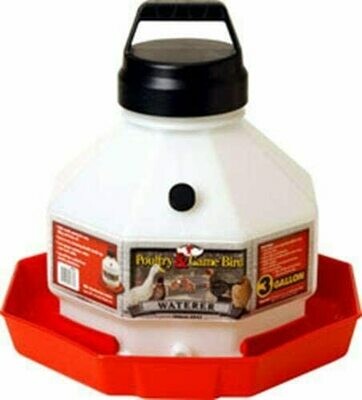 Plastic Poultry Waterer- 3 Gal