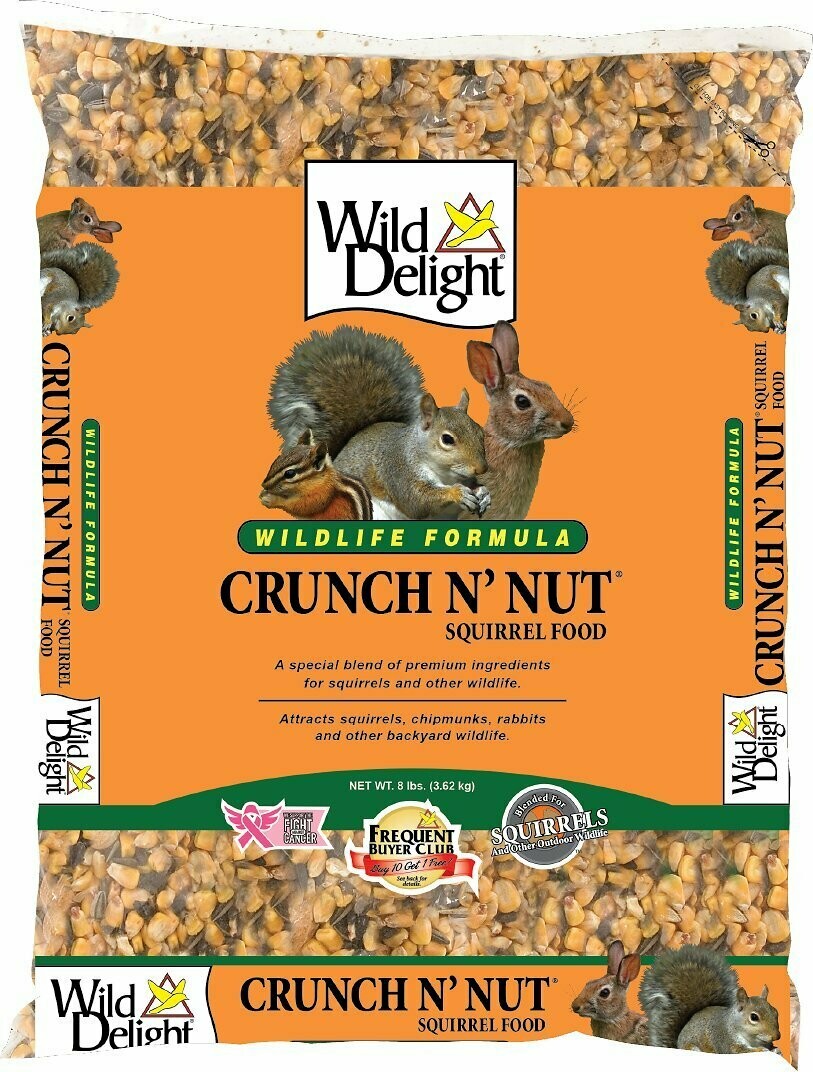 Wild Delight Squirrel Food Crunch 'N Nut- 8lb