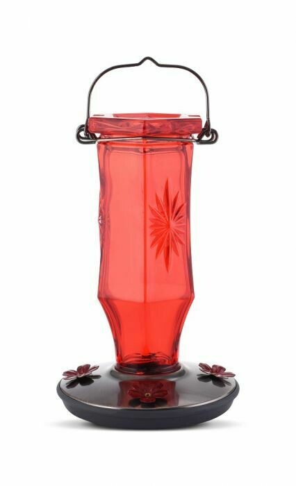 Ruby Starburst Hummingbird Feeder