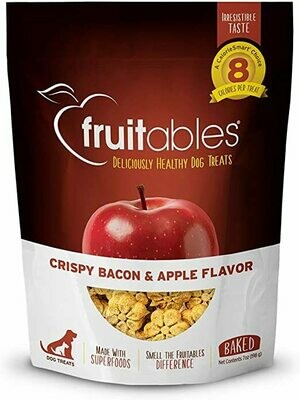 Fruitables Crunchy Baked Treats 7oz- Bacon & Apple