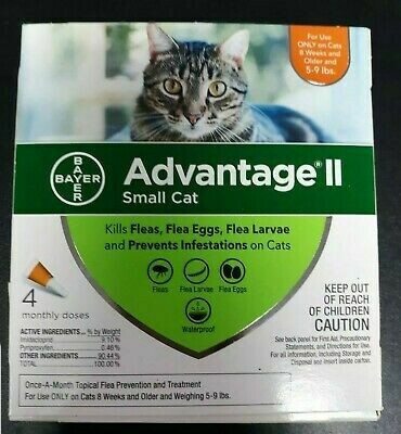 Advantage II for Cats- 5-9lbs