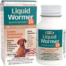 Liquid Canine De-Wormer 2X- 2oz