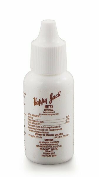 Happy Jack Mitex Ear Mite Killer- 1/2oz
