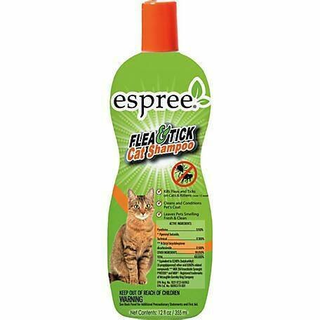 Espree Flea & Tick Shampoo for Cats- 12oz