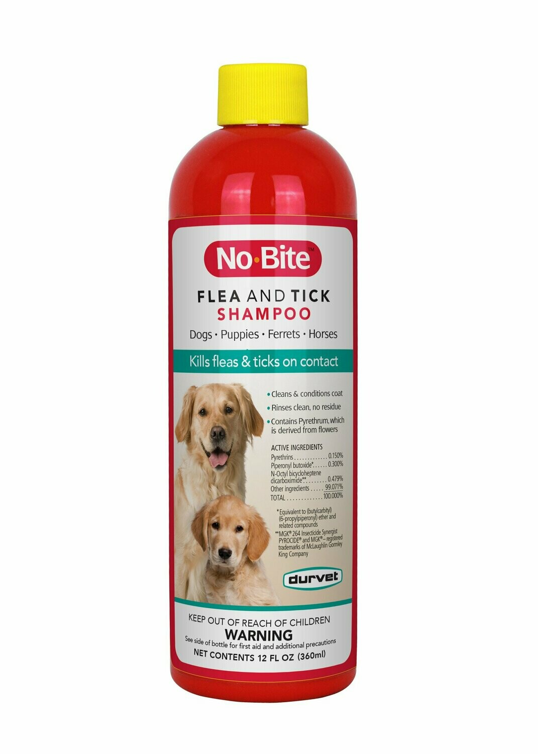 No Bite Flea & Tick Shampoo- 12oz