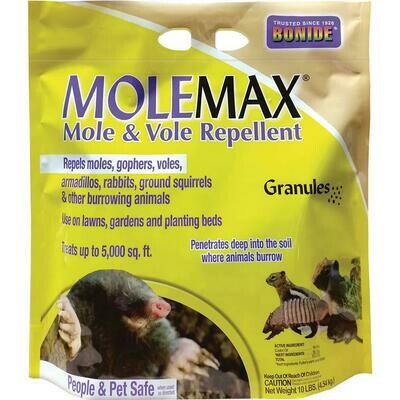 Mole Max Mole & Vole Repellent- 10lbs