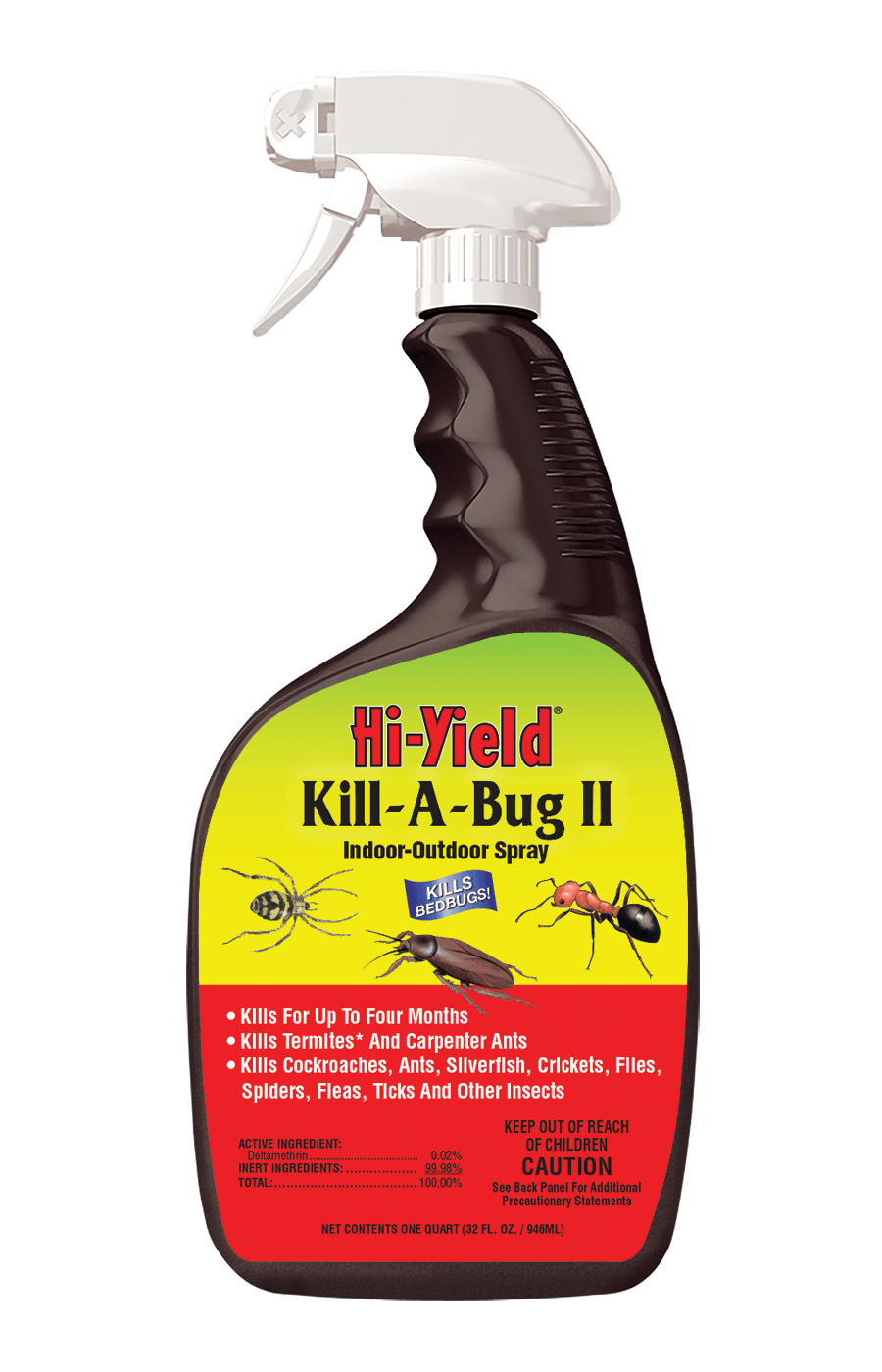 Hi-Yield Kill-A-Bug II- Indoor/Outdoor Spray- 32oz