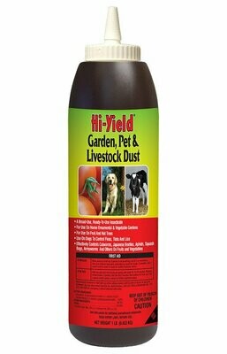 Hi-Yield Lawn, Garden, Pet & Livestock Dust- 1lb