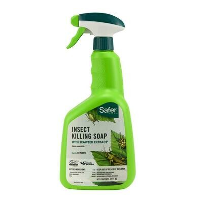 Safer Insect Killing Soap- Ready to Use- 32oz