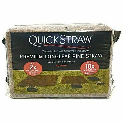 Quick Straw- Long Leaf Pine Straw- 24lbs