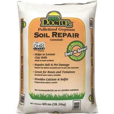 Soil Repair- Pelletized Gypsum- 40lbs
