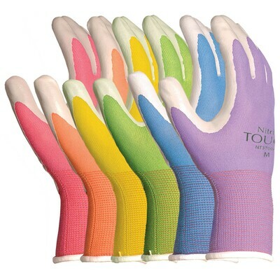 Nitrile Touch Gloves- Large- Assorted Colors