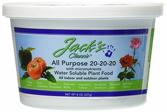 Jack's All Purpose Fertilizer 20-20-20 8oz