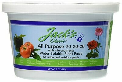 Jack's All Purpose Fertilizer 20-20-20 8oz