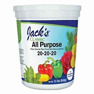 Jack's All Purpose Fertilizer 20-20-20 1.5lbs