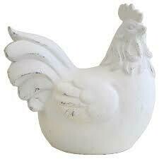 MCarr White Rooster 9.6"
