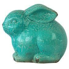 MCarr Antique Bunny- Teal