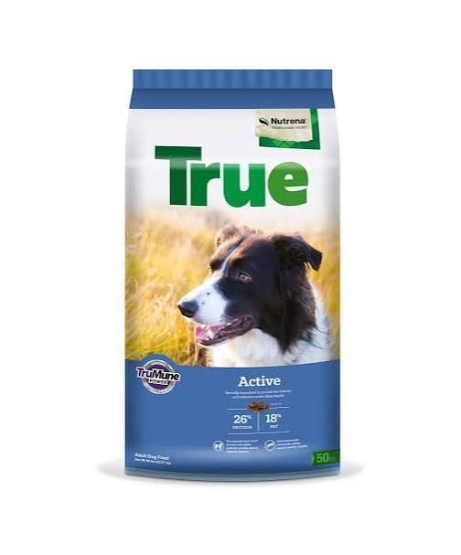 TRUE DOG FOOD- ACTIVE DOG. 26-18 50LBS TRUE DOG FOOD- ACTIVE DOG. 26-18 50LBS