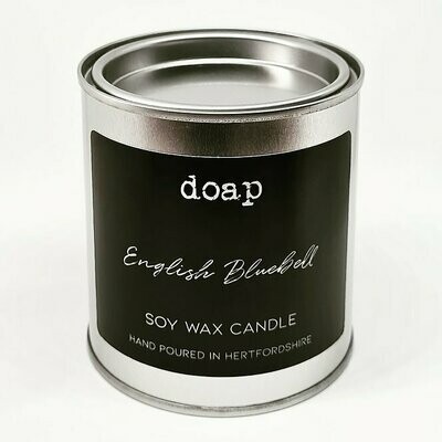 DOAP Aluminium Tinned Candle - English Bluebell DOAP Aluminium Tinned Candle - English Bluebell