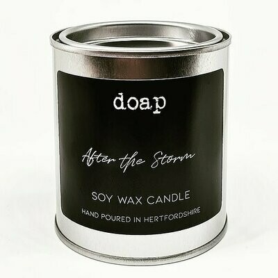 DOAP Aluminium Tinned Candle - After the Storm